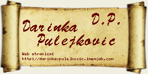 Darinka Pulejković vizit kartica